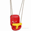 Plastic baby swing, seat with PE rope, EN71-1/2/3/8 certified